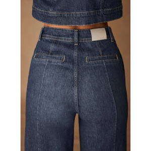 Mint Velvet Indigo Wash Wide Jeans